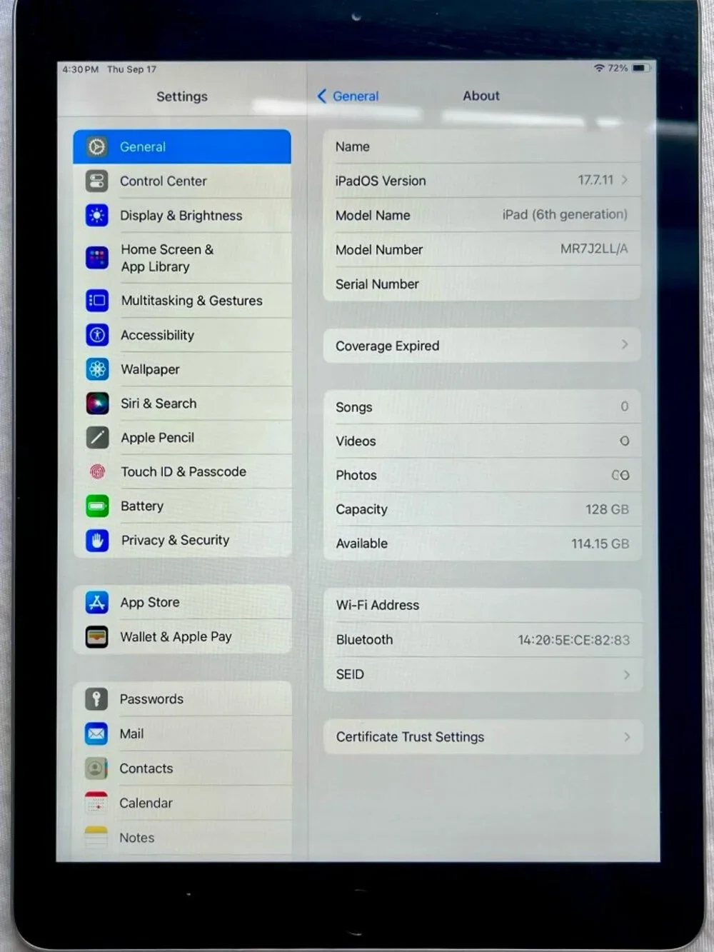 Apple ipad 6th